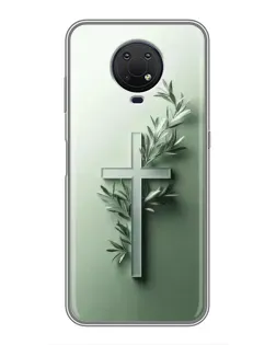 Чехол для Nokia G10 с картинкой «Оливковая ветвь» Чехол для Nokia G10 с картинкой «Оливковая ветвь»