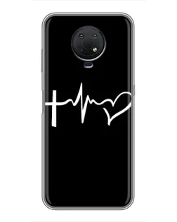 Чехол для Nokia G10 с картинкой «Пульс веры» Чехол для Nokia G10 с картинкой «Пульс веры»