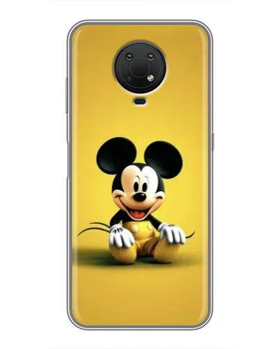 Чехол для Nokia G10 с картинкой «Микки на желтом»