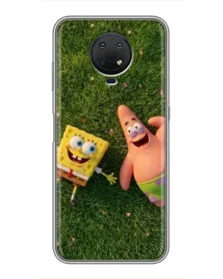 Чехол для Nokia G10 с картинкой «Друзья на лужайке» Чехол для Nokia G10 с картинкой «Друзья на лужайке»
