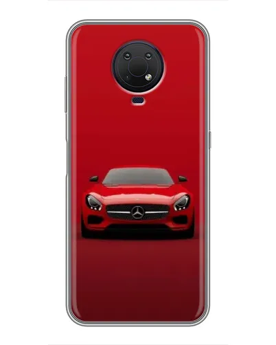 Чехол для Nokia G10 с картинкой «Красный Mercedes AMG»