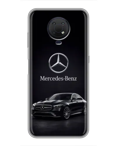 Чехол для Nokia G10 с картинкой «Mercedes — решетка радиатора»