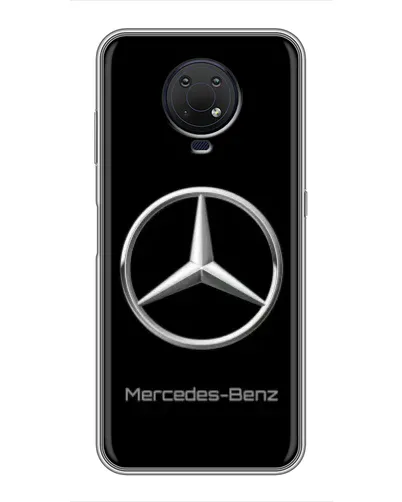 Чехол для Nokia G10 с картинкой «Mercedes Silver Logo»