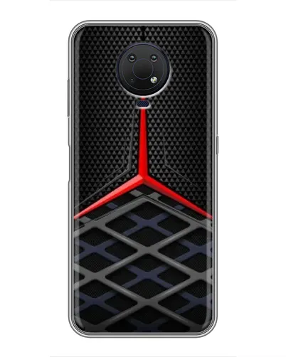Чехол для Nokia G10 с картинкой «Mercedes Carbon Grid»