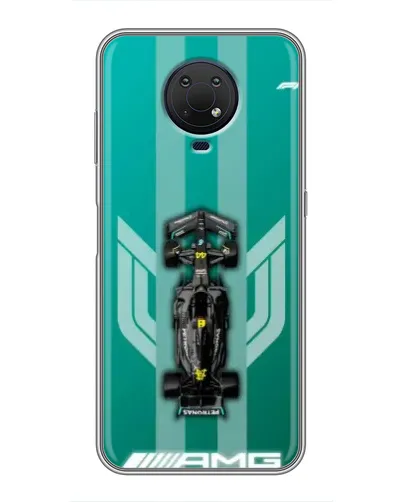 Чехол для Nokia G10 с картинкой «Mercedes AMG Petronas»