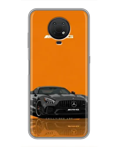 Чехол для Nokia G10 с картинкой «Оранжевый Mercedes AMG»