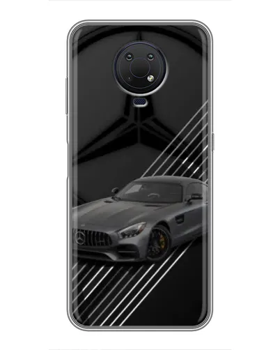 Чехол для Nokia G10 с картинкой «Mercedes AMG — графика»