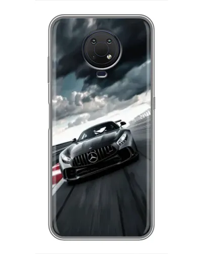 Чехол для Nokia G10 с картинкой «Гоночный Mercedes AMG»