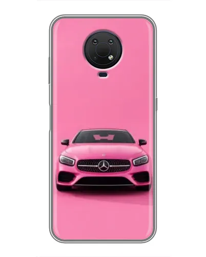 Чехол для Nokia G10 с картинкой «Розовый Mercedes AMG» Чехол для Nokia G10 с картинкой «Розовый Mercedes AMG»