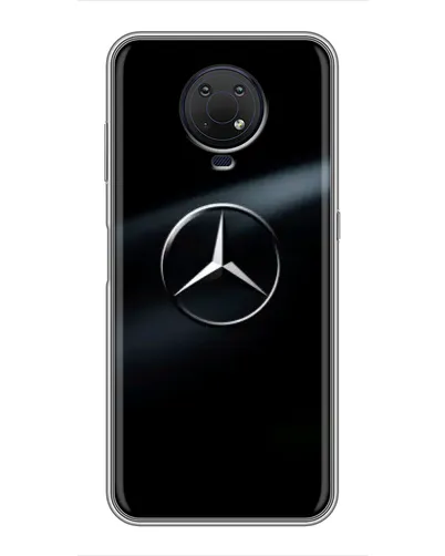 Чехол для Nokia G10 с картинкой «Mercedes на металле» Чехол для Nokia G10 с картинкой «Mercedes на металле»