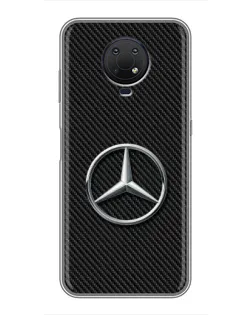 Чехол для Nokia G10 с картинкой «Карбоновый Mercedes стиль»