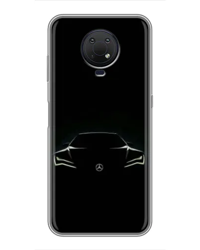 Чехол для Nokia G10 с картинкой «Mercedes — силуэт авто» Чехол для Nokia G10 с картинкой «Mercedes — силуэт авто»
