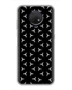 Чехол для Nokia G10 с картинкой «Mercedes паттерн звезд»