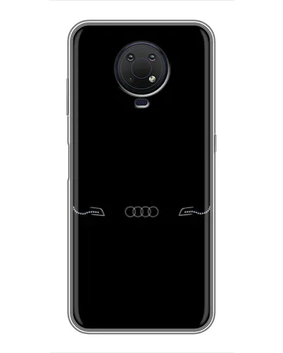 Чехол для Nokia G10 с картинкой «Audi — световой подпись»