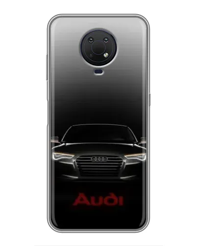 Чехол для Nokia G10 с картинкой «Audi — градиентный контур»