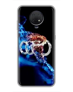 Чехол для Nokia G10 с картинкой «Энергия лого Audi»