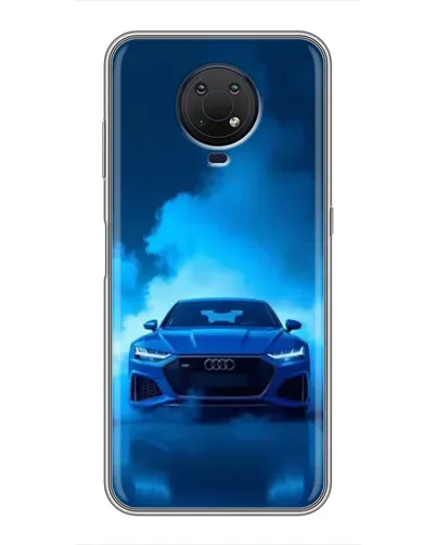 Чехол для Nokia G10 с картинкой «Audi — голубая энергия»