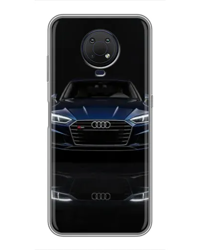 Чехол для Nokia G10 с картинкой «Audi — ночное отражение»