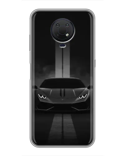 Чехол для Nokia G10 с картинкой «Lamborghini симметрия дорог»