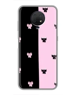 Чехол для Nokia G10 с картинкой «Контрастные банты» Чехол для Nokia G10 с картинкой «Контрастные банты»