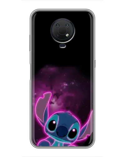Чехол для Nokia G10 с картинкой «Неоновый Stitch» Чехол для Nokia G10 с картинкой «Неоновый Stitch»