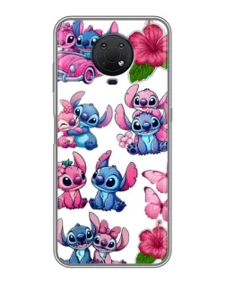 Чохол для Nokia G10 з картинкою «Стікери Stitch та Angel»