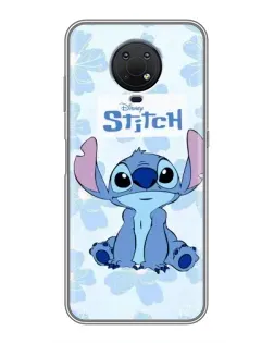 Чохол для Nokia G10 з картинкою «Stitch серед квітів»