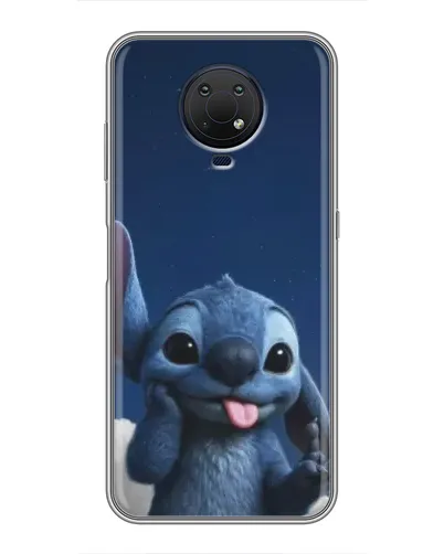 Чехол для Nokia G10 с картинкой «Стич в облаках» Чехол для Nokia G10 с картинкой «Стич в облаках»