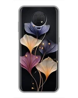 Чохол для Nokia G10 з картинкою «Лілові квіти грації»