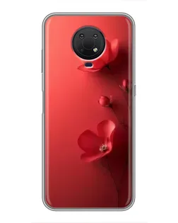 Чохол для Nokia G10 з картинкою «Макові суцвіття»