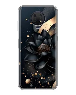 Чохол для Nokia G10 з картинкою «Чорний лотос»
