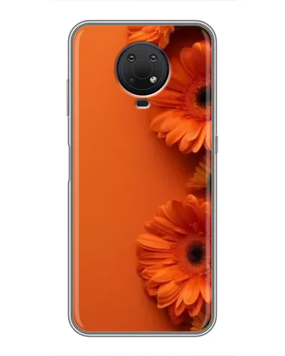 Чохол для Nokia G10 з картинкою «Помаранчеві гербери» Чохол для Nokia G10 з картинкою «Помаранчеві гербери»
