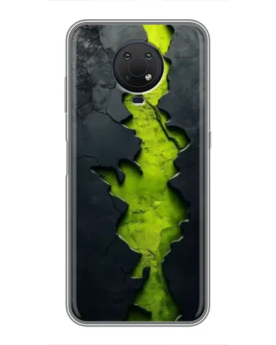 Чохол для Nokia G10 з картинкою «Салатовий розлом скелі» Чохол для Nokia G10 з картинкою «Салатовий розлом скелі»