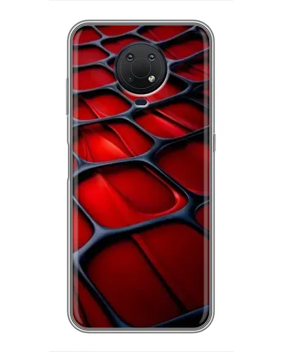 Чохол для Nokia G10 з картинкою «Червона глянцева сітка» Чохол для Nokia G10 з картинкою «Червона глянцева сітка»