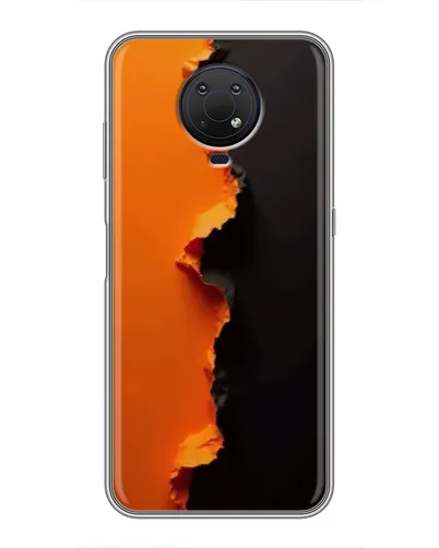 Чохол для Nokia G10 з картинкою «Помаранчевий розлом» Чохол для Nokia G10 з картинкою «Помаранчевий розлом»