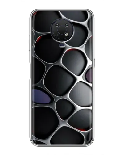 Чохол для Nokia G10 з картинкою «Об'ємна темна решітка» Чохол для Nokia G10 з картинкою «Об'ємна темна решітка»
