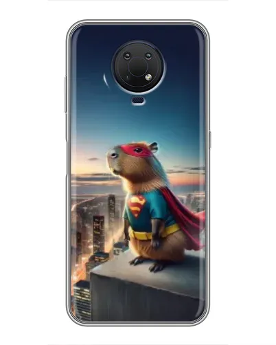 Чехол для Nokia G10 с картинкой «Капи-мен супергерой»