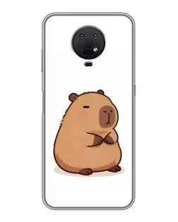 Чехол для Nokia G10 с картинкой «Толстенькая капибара»