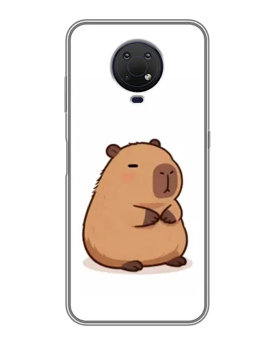 Чехол для Nokia G10 с картинкой «Толстенькая капибара»