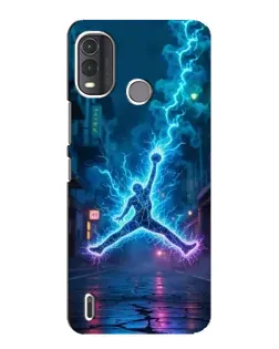 Чехол для Nokia G11 Plus с картинкой «Jordan Gold Jumpman»
