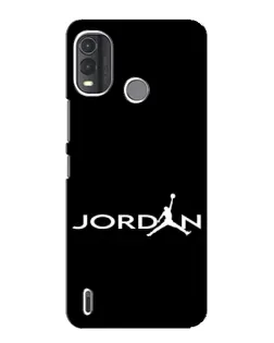 Чехол для Nokia G11 Plus с картинкой «Jordan White Logo»