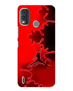 Чехол для Nokia G11 Plus с картинкой «Jordan Red Smoke»