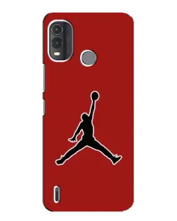 Чехол для Nokia G11 Plus с картинкой «Jordan Red Back»