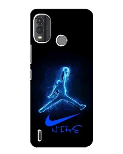 Чехол для Nokia G11 Plus с картинкой «Jordan Neon Blue»