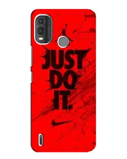 Чехол для Nokia G11 Plus с картинкой «Nike Just Do It»