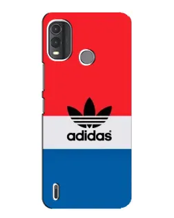 Чохол для Nokia G11 Plus з картинкою «Ретро блоки Adidas»