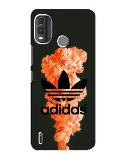Чохол для Nokia G11 Plus з картинкою «Помаранчевий дим Adidas»