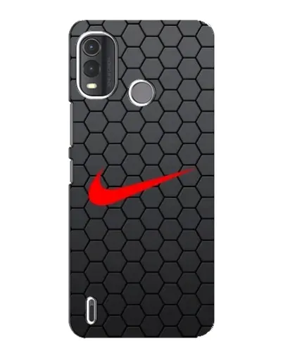 Чехол для Nokia G11 Plus с картинкой «Nike — карбоновая сетка»