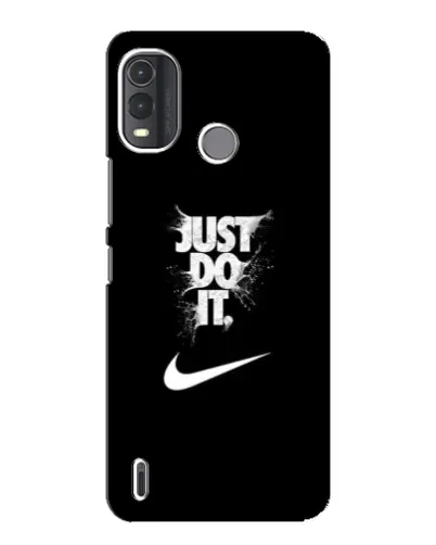 Чехол для Nokia G11 Plus с картинкой «Текстовый принт Nike»