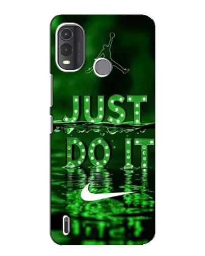Чехол для Nokia G11 Plus с картинкой «Зеленый неоновый Nike»